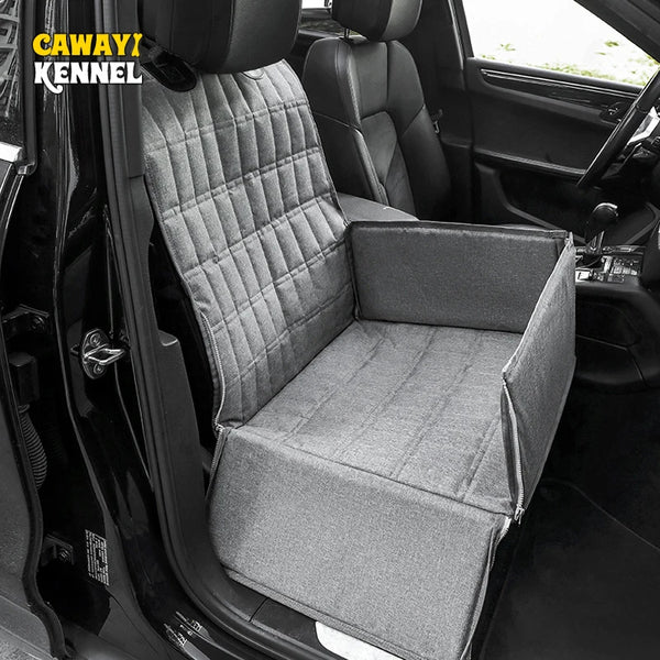 Pet Dog Cat Carrier Car Bag - Waterproof Folding Hammock for Travel - Carmodza.com