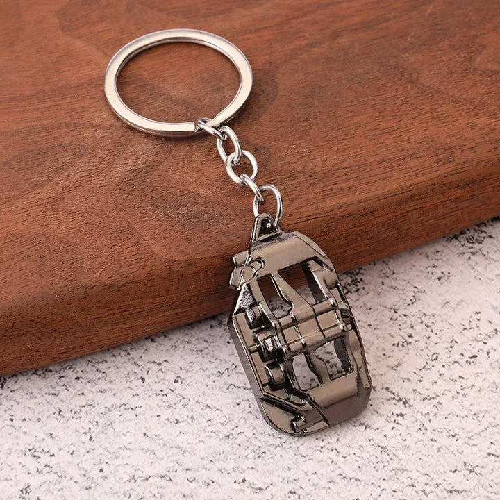 Car Part Enthusiast Metal Keychains | Automotive Themed Keyrings - Carmodza.com