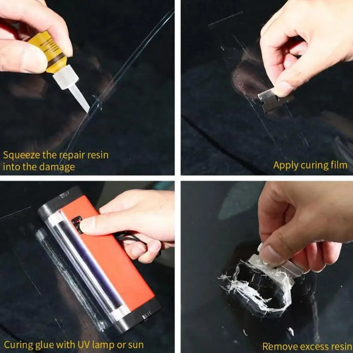 DIY Windshield Crack Repair Kit for Chips, Cracks & Scratches - Carmodza.com