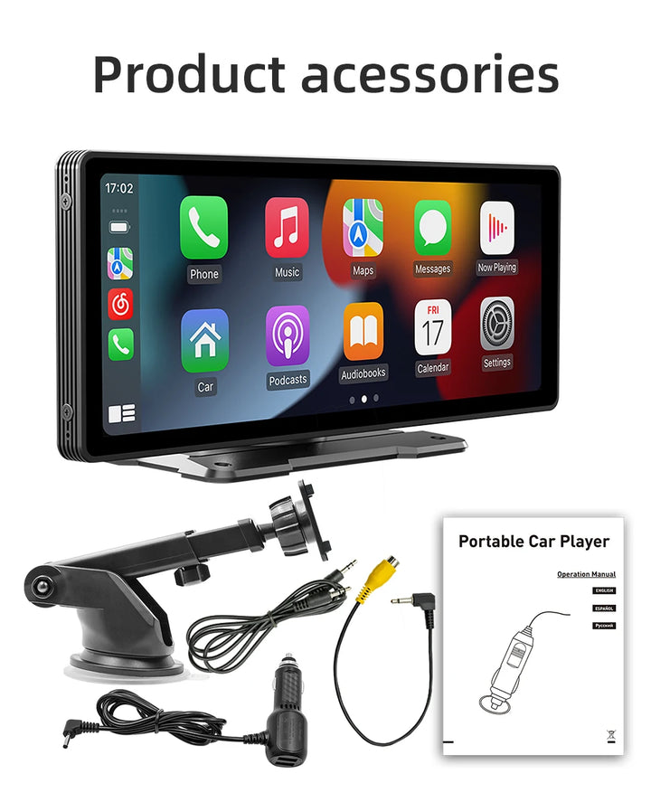 Wireless CarPlay Car Stereo Display - 10.26" HD Touchscreen - Carmodza.com