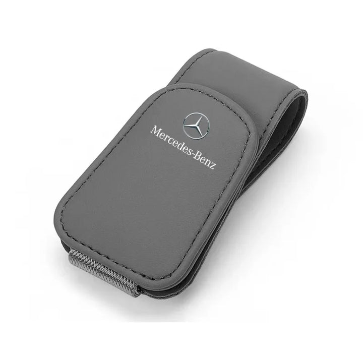 Mercedes-Benz Sun Visor Glasses Holder | Carbon Fiber Eyeglass Clip - Carmodza.com