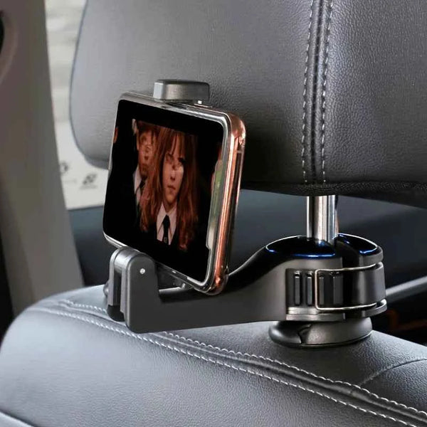 Multifunction Rear Headrest Hook for Car Phone – 2-in-1 Hanger Mount - Carmodza.com