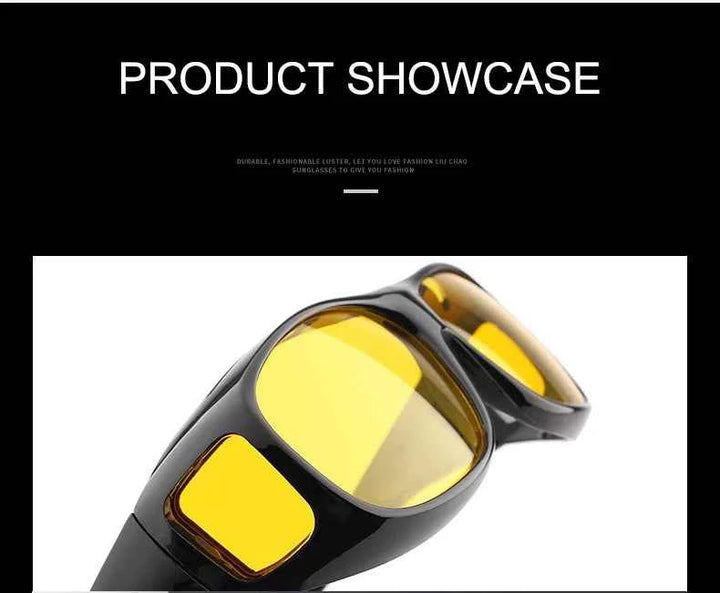 Fitover Night Driving Glasses | Anti-Glare for HD Clarity - Carmodza.com