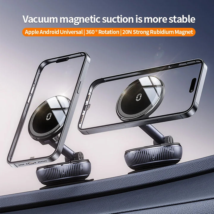 Magnetic Car Phone Holder Mount | 360° Rotating & Foldable - Carmodza.com