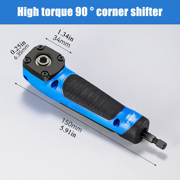 Right Angle Screwdriver Drill Adapter for Tight Spaces - Carmodza.com