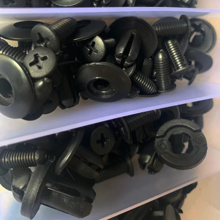 Universal Car Retainer Clips Kit | 100pcs Auto Body Fasteners - Carmodza.com