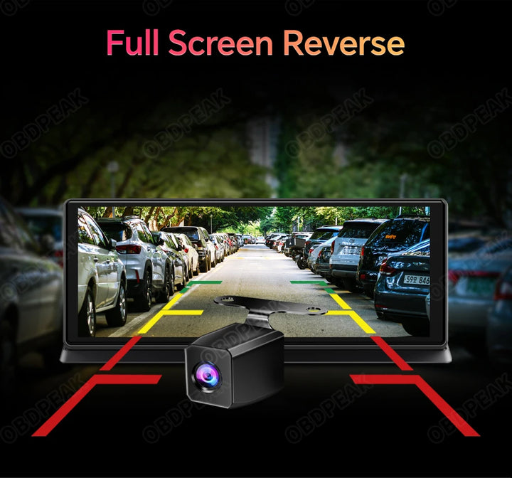 4K Wireless Carplay Android Auto Car DVR Dash Cam - Carmodza.com