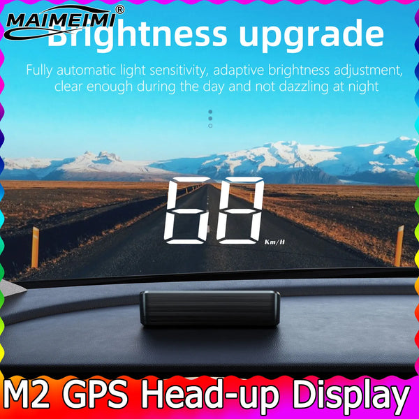 Car GPS HUD Speedometer | Universal M2 Plug & Play Display - Carmodza.com