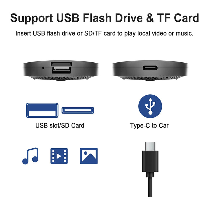 Smart CarPlay AI Box Adapter for Wireless Android Auto & CarPlay - Carmodza.com