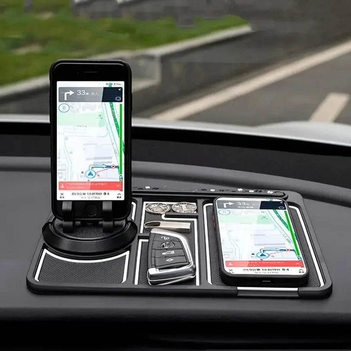 Car Anti Slip Mat Phone Holder with 360° Rotating Mount - Carmodza.com