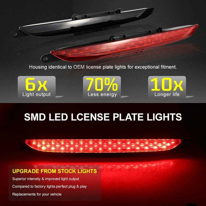 Car LED Rear Tail Light Rear Lamps Rear Bumper Center Reflector Fog Light Tail Lamp For Audi TT MK2 2007-2014 OME:8J0945703