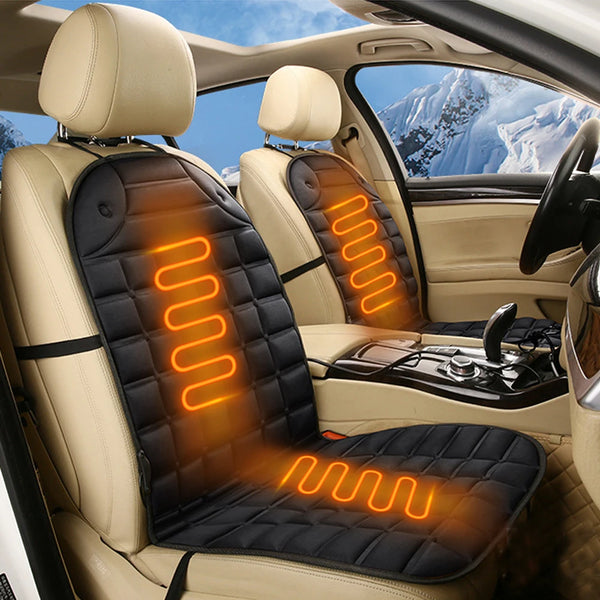 Heated Car Seat Cushion Cover for Ultimate Winter Comfort - Carmodza.com