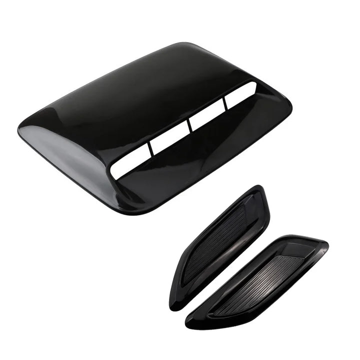 Universal Car Air: Flow Decorative Intake Hood Scoop Bonnet Vent - Carmodza.com