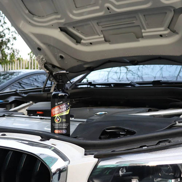 Waterless Engine Degreaser Spray with Microfiber Cloth - Carmodza.com