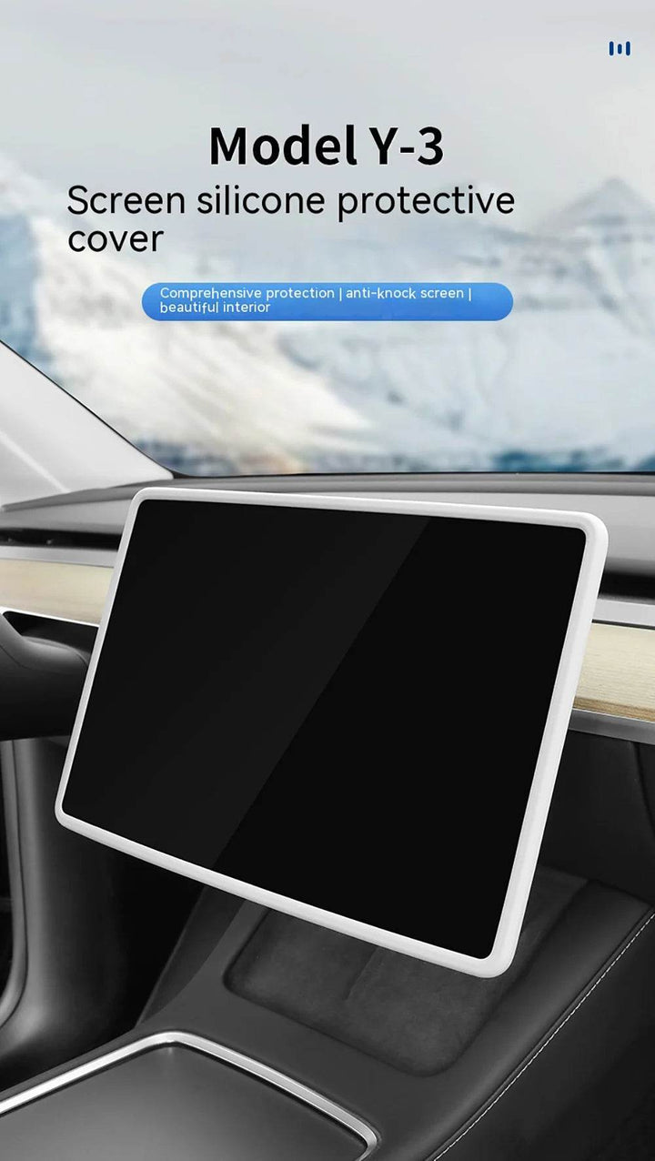 Tesla Model 3 Screen Protector - Anti-Collision Frame - Carmodza.com