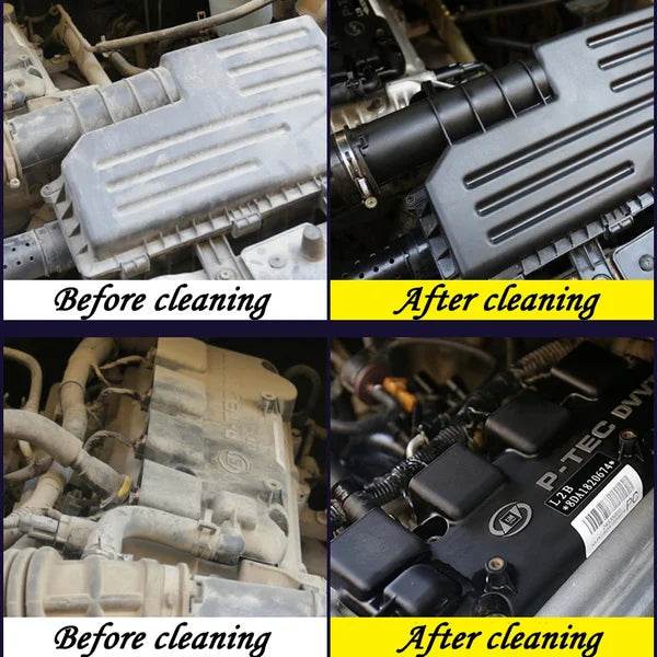 Waterless Engine Degreaser Spray with Microfiber Cloth - Carmodza.com