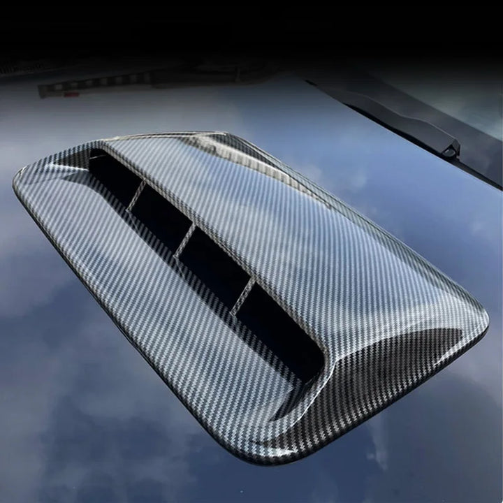 Universal Car Air: Flow Decorative Intake Hood Scoop Bonnet Vent - Carmodza.com