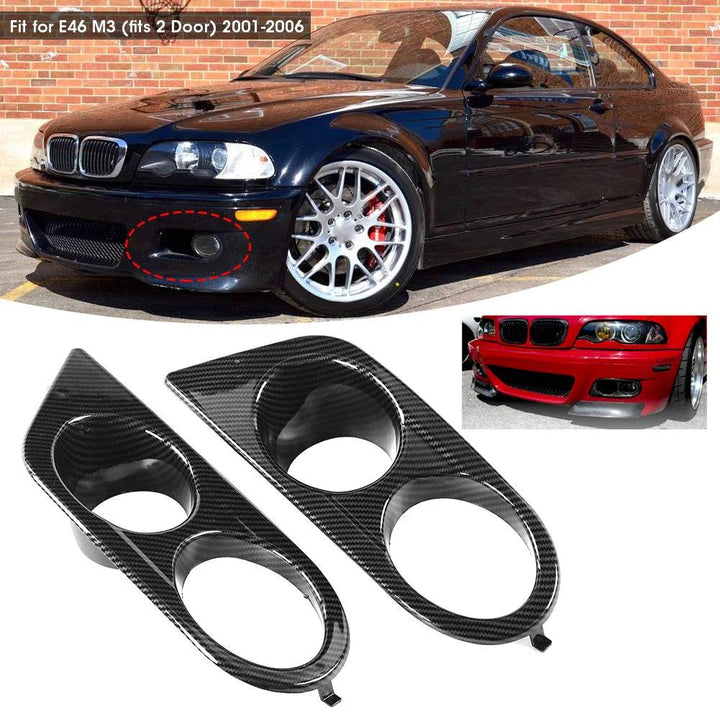 E46 M3 Dual Hole Foglight Cover for BMW (2001-2006) - Carmodza.com