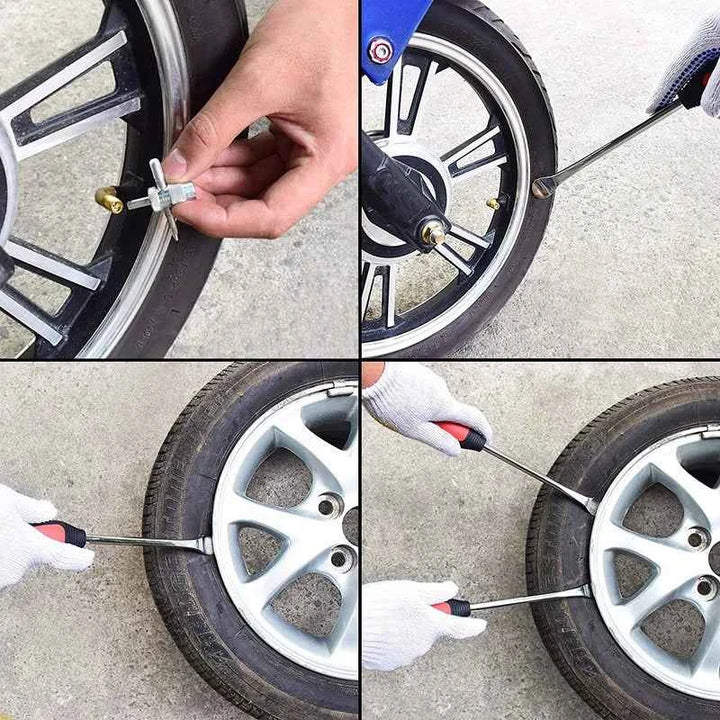 Tire Spoon Lever Tool Kit with Rim Protectors for Easy Tire Repair - Carmodza.com