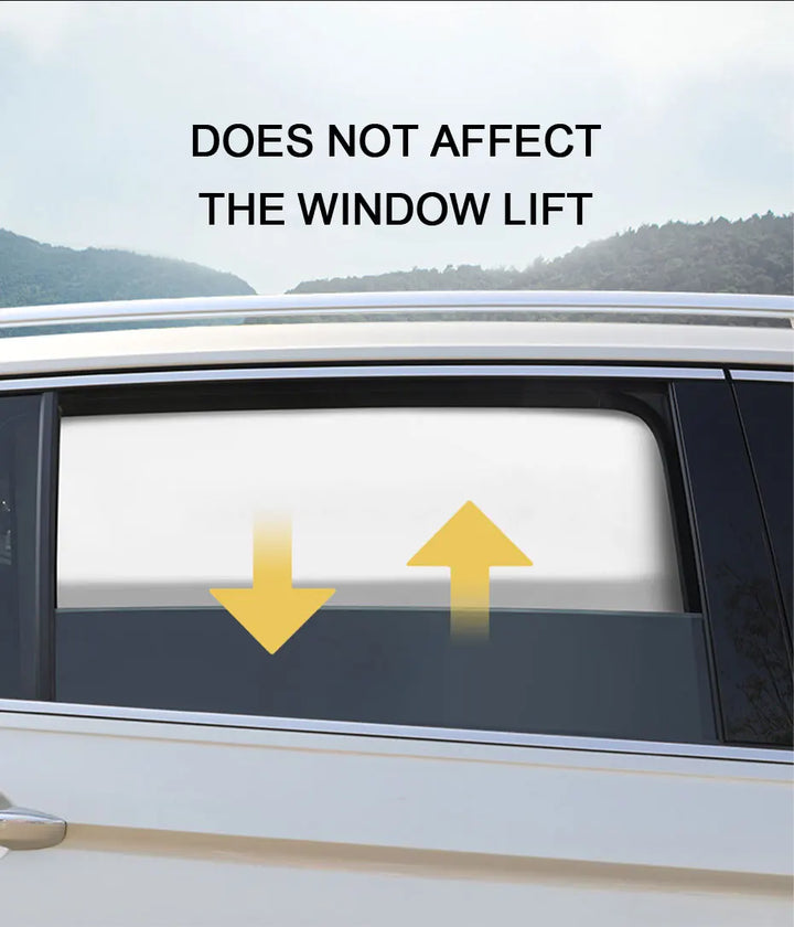 SEAMETAL 2Pcs Car Side Window Sun – Shade Curtain Summer Sun Protection - Carmodza.com