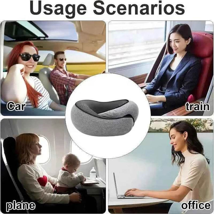 Travel Neck Pillow Memory Foam U-Shape Car Accessory - Carmodza.com