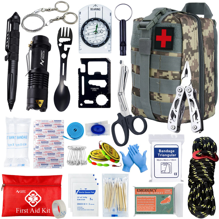 Car Emergency Survival Kit | Tactical First Aid for Roadside Safety - Carmodza.com
