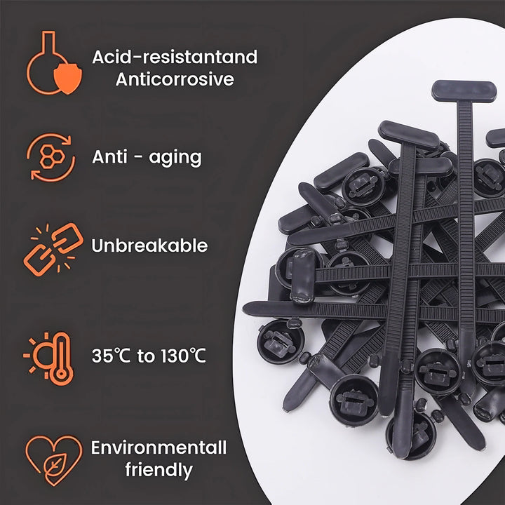 Universal Car Cable Tie Buckle - Auto Fastener Clip - Carmodza.com