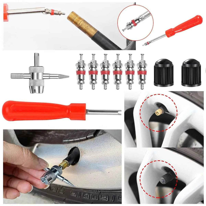 Tire Valve Stem Repair Kit | Car and Motorcycle - Carmodza.com