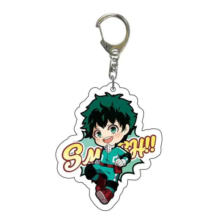 My Hero Academia Car Keychain | Acrylic Anime Character Charm - Carmodza.com
