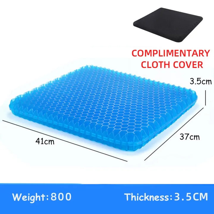 Gel Seat Cushion Car: Breathable Honeycomb Design - Carmodza.com