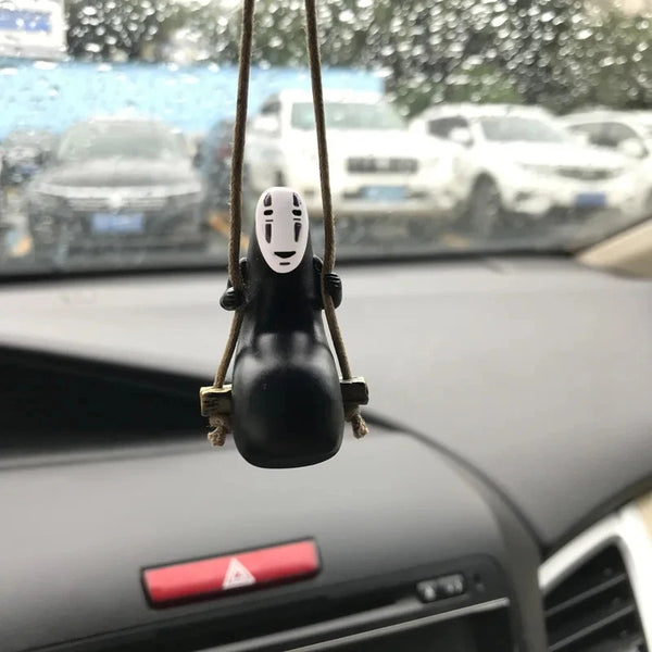 Cute Anime Car Ornaments Faceless Male Pendant for Rearview Mirror - Carmodza.com