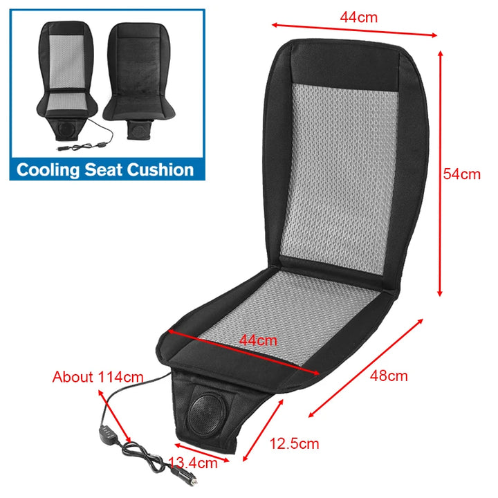 Car Cushion with Fan – Cooling Seat Pad with 8-Speed Ventilation - Carmodza.com