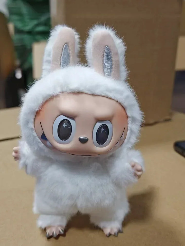 Fluffy Monster Car Keychain Charm | Cute Plush Car Mirror Hanger - Carmodza.com