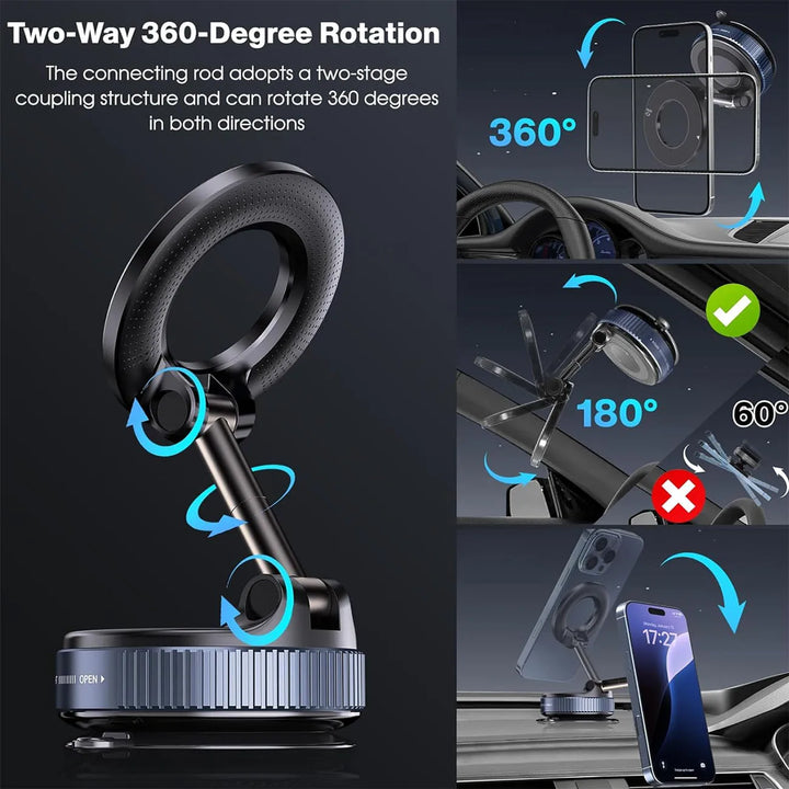Magnetic Car Phone Holder | 360° Rotation | Carmodza - Carmodza.com