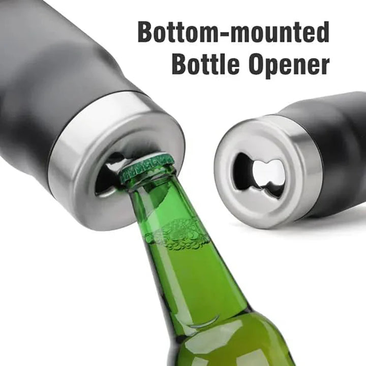 Car Insulated Can Cooler Cup – 4-in-1 Stainless Steel Tumbler - Carmodza.com