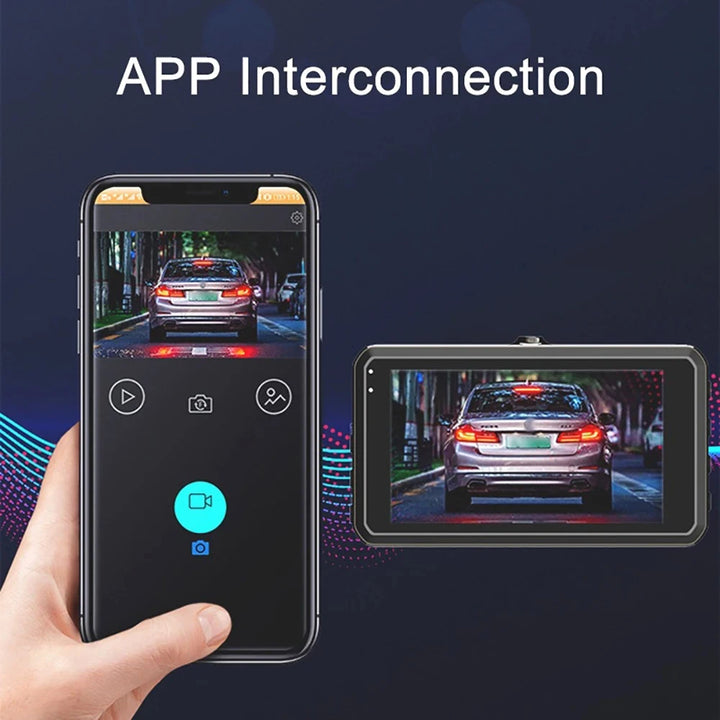 Dual Lens Car Dash Cam 1080P WiFi - Carmodza - Carmodza.com