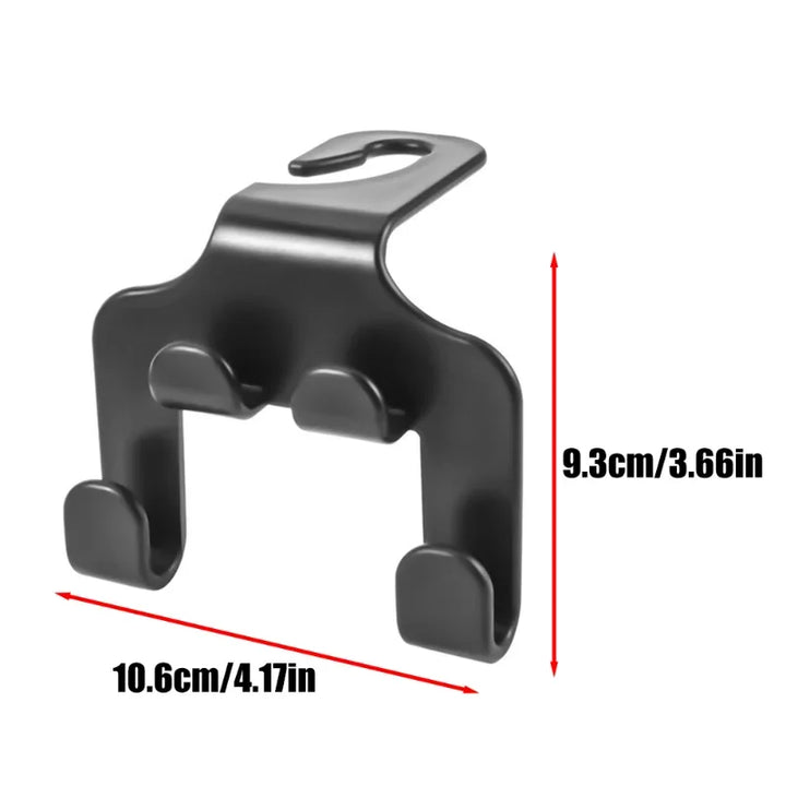 Car Headrest Hook Phone Holder for Purses and Bags (2 Pack) - Carmodza.com