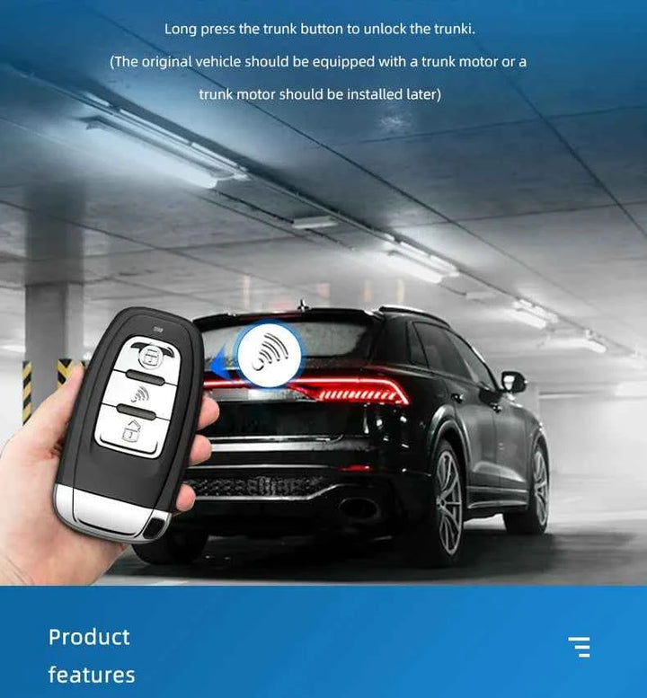 Universal Car Alarm Auto Start Stop System Remote Control Engine Ignition Autostart Kit Keyless Push Start System Car Accessorie