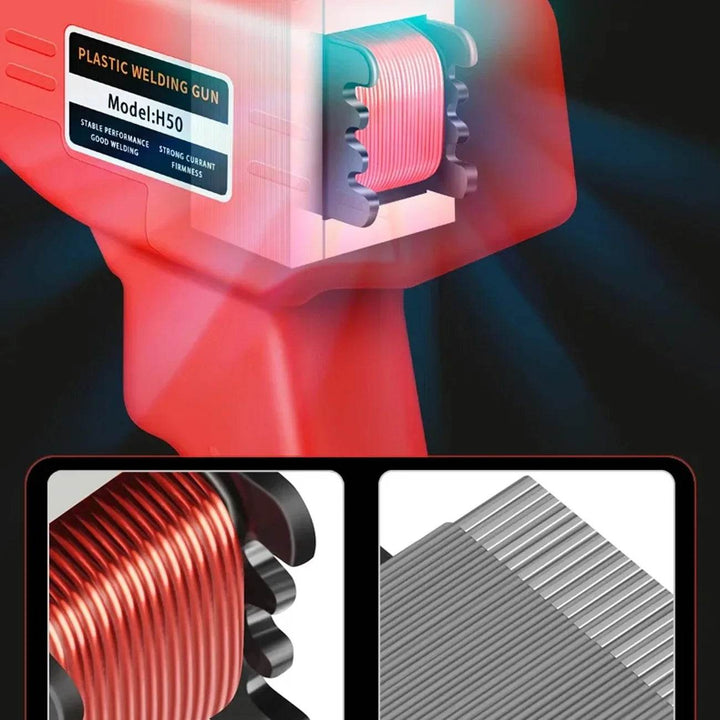 Plastic Welding Kit Car Bumper Repair Hot Stapler Welder Tool Set - Carmodza.com