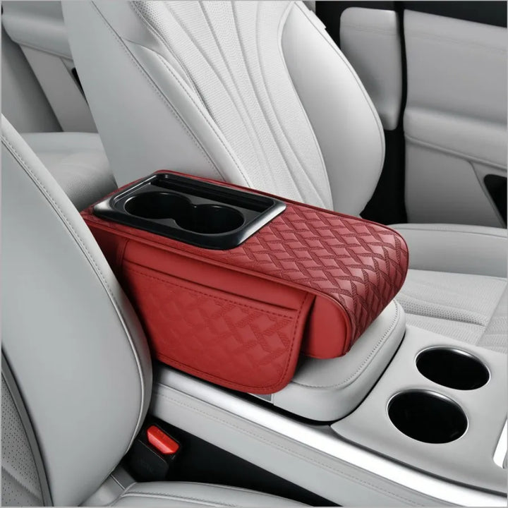 Car Armrest Box with Storage Organizer – PU Leather Console - Carmodza.com