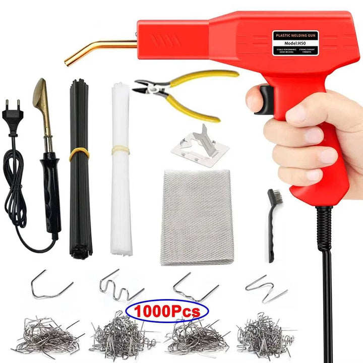 Plastic Welding Kit Car Bumper Repair Hot Stapler Welder Tool Set - Carmodza.com