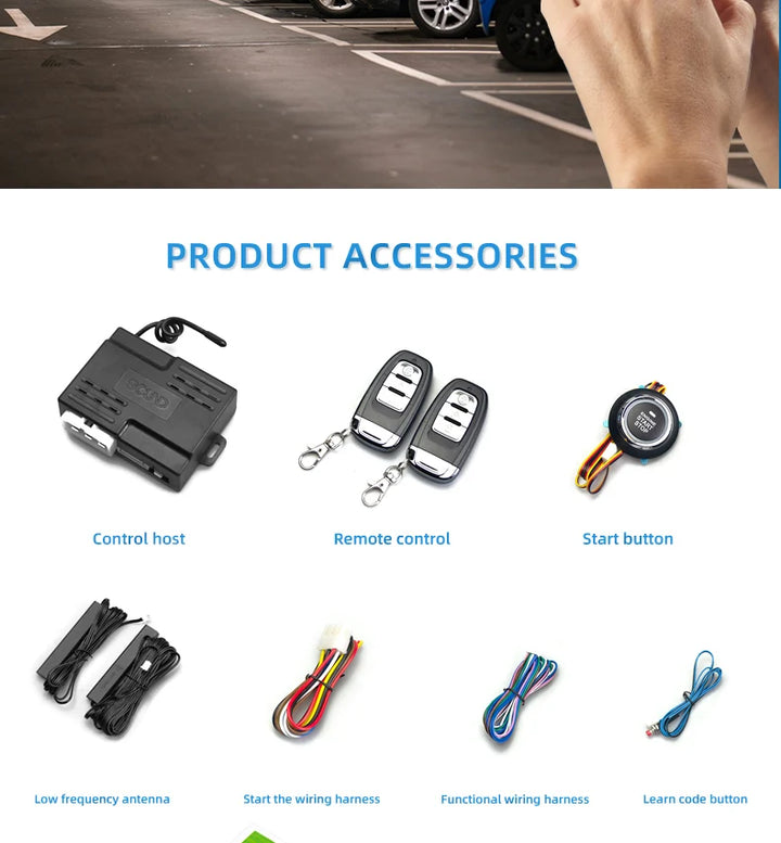 Car Push Start System - Universal Keyless Auto Start - Carmodza.com