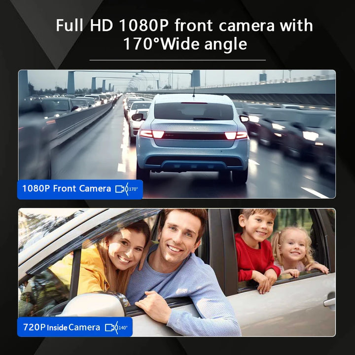Dual Lens Car Dash Cam 1080P WiFi - Carmodza - Carmodza.com