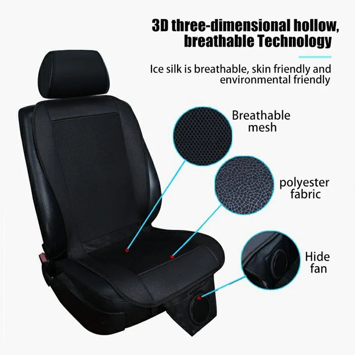 Car Cushion with Fan – Cooling Seat Pad with 8-Speed Ventilation - Carmodza.com
