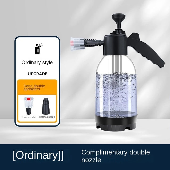 Hand Pump Foam Sprayer Car Wash Bottle 2L - Carmodza.com