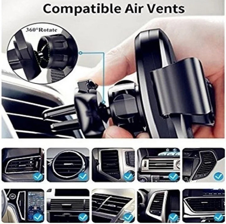 Gravity Car Phone Holder | Air Vent Mount for Secure Driving - Carmodza.com