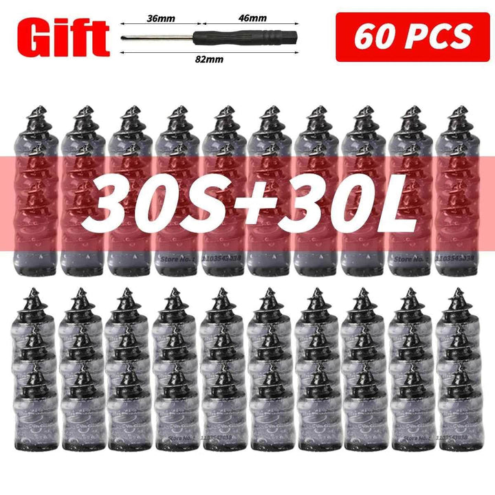Tyre Repair Rubber Nail Set for Car and Motorcycle - Carmodza.com