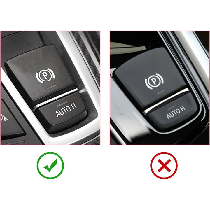 BMW Interior Switch Button Covers | Premium Silver ABS Trim Set - Carmodza.com