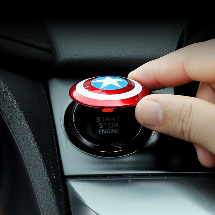 Superhero Car Start Button Cover | Ignition Protector Accessory - Carmodza.com