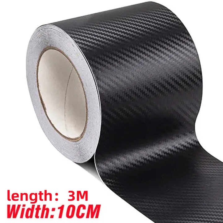 Carbon Fiber Door Sill Protector | Anti-Scratch Guard Tape - Carmodza.com